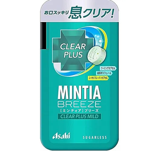 ASAHI MINTIA BREEZE CLEAR PLUS MILD GREEN MINT - 30 TABLETS