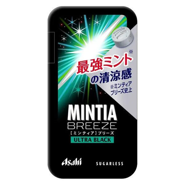 ASAHI MINTIA BREEZE ULTRA BLACK - ULTRA-STRONG MINT - 30 TABLETS