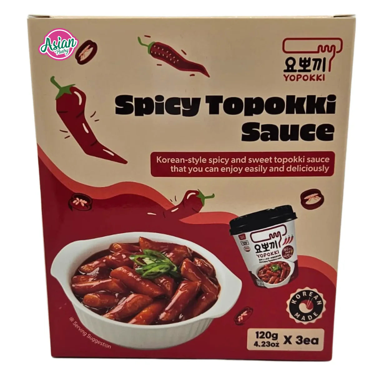 YOPOKKI SPICY TOPOKKI SAUCE 120 G