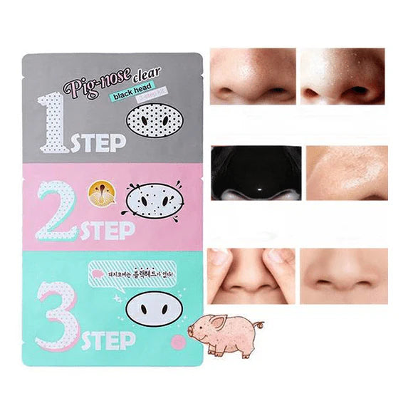 HOLIKA HOLIKA PIG-CLEAR BLACK HEAD 3-STEP KIT
