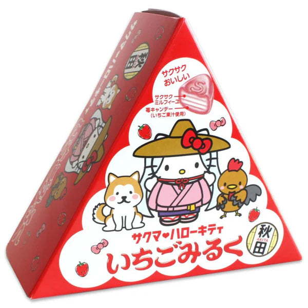 SANRIO HELLO KITTY SAKUMA STRAWBERRY MILK CANDY 15 PCS