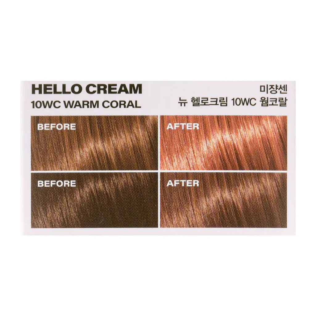 MISE EN SCÈNE HELLO CREAM HAIR COLOUR - 10WC WARM CORAL 125 G