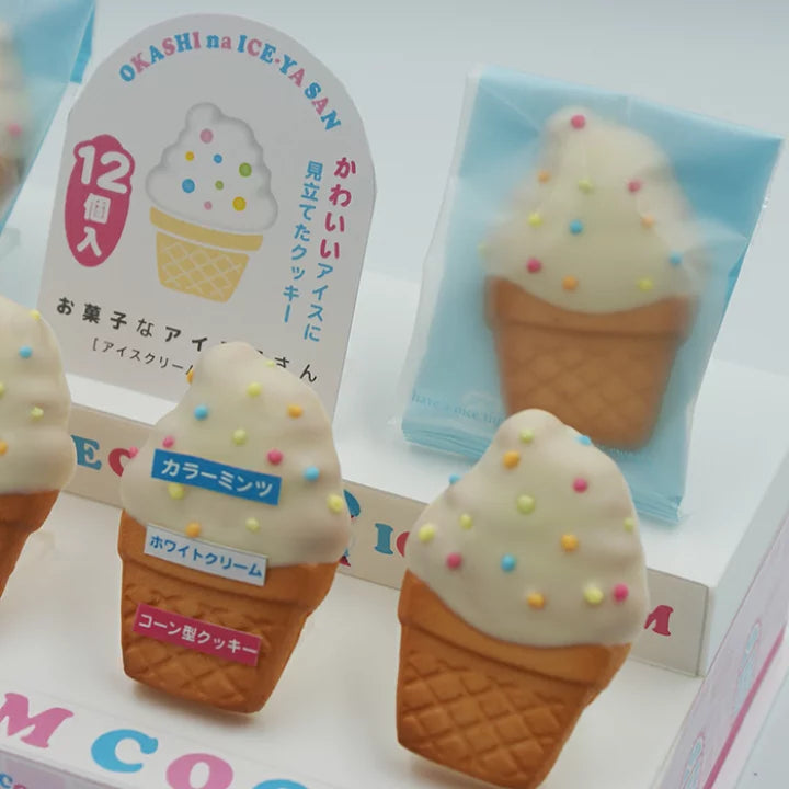 SUZUKI EIKODO ICE CREAM SHAPED COOKIE 12 P