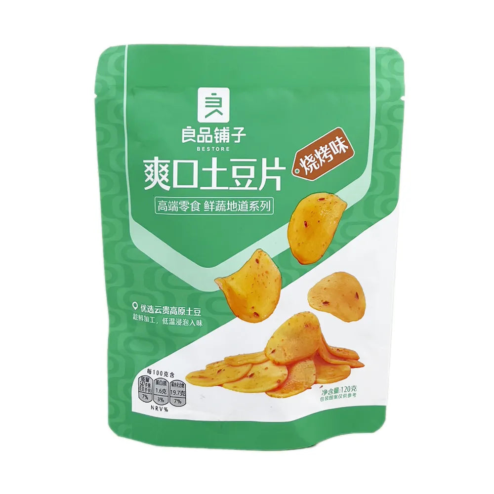 BESTORE CRISP POTATO CHIPS BBQ FLAVOUR 120 G