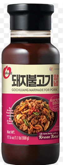 CHUNG JUNG ONE KOREAN GOCHUJANG MARINADE FOR PORK 500 G