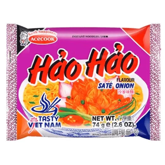 ACECOOK HAO HAO SATE ONION FLAVOUR 77 G