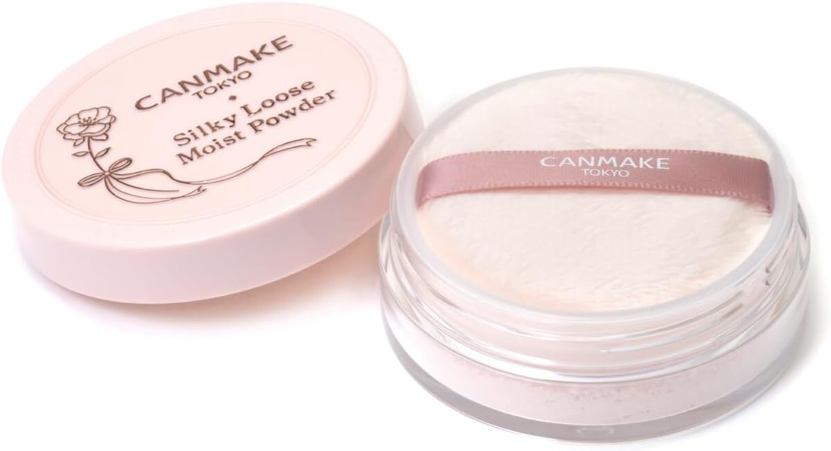 CANMAKE SILKY LOOSE MOIST POWDER - 01 LUSTER PINK