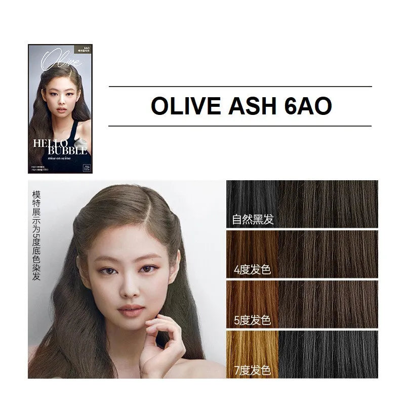 MISEENSCENE DIY BUBBLE HAIR DYE 6AO ASH OLIVE 95 G