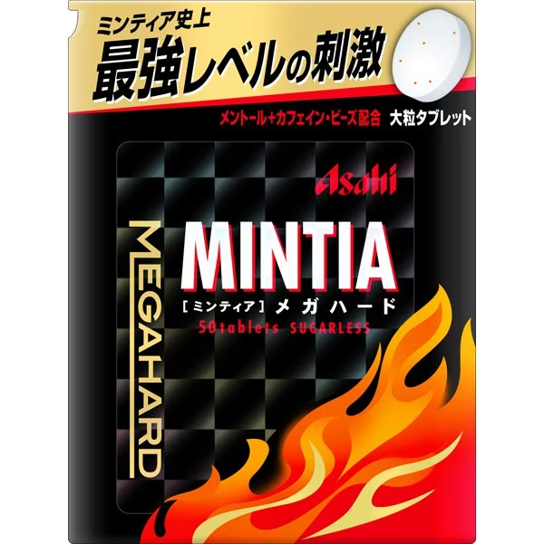 ASAHI MINTIA MEGA HARD SUGARLESS 50 TABLETS 50 G