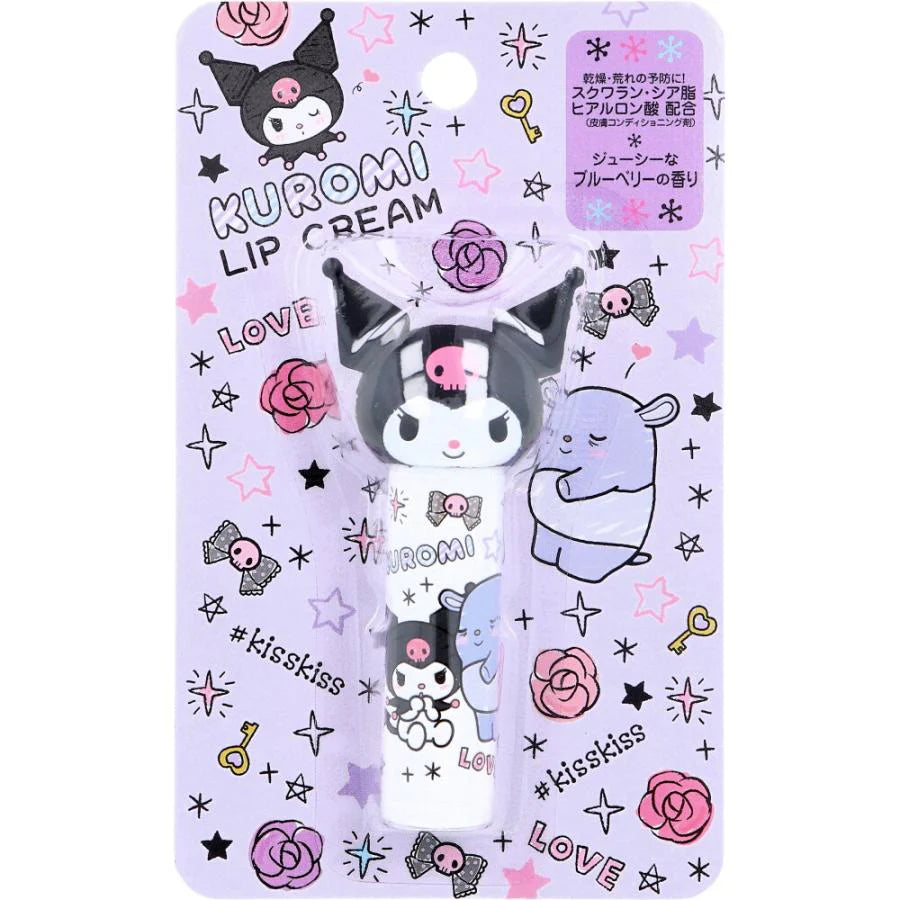 KUROMI DIE‑CUT LIP CREAM – JUICY BLUEBERRY SCENT (4 g)