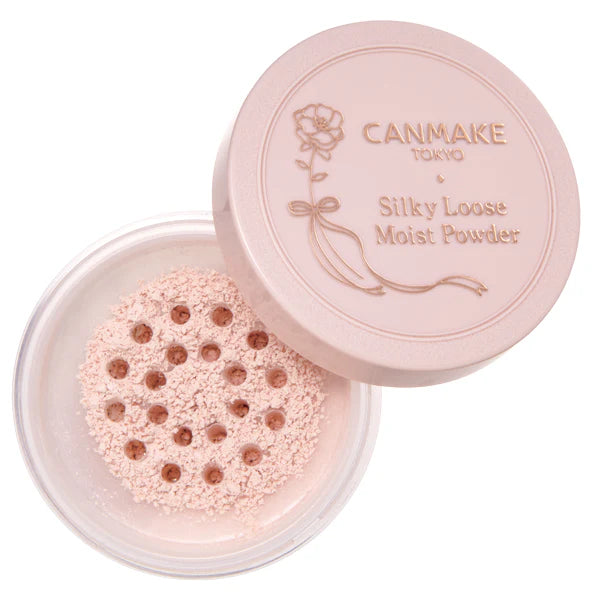 CANMAKE SILKY LOOSE MOIST POWDER - 01 LUSTER PINK