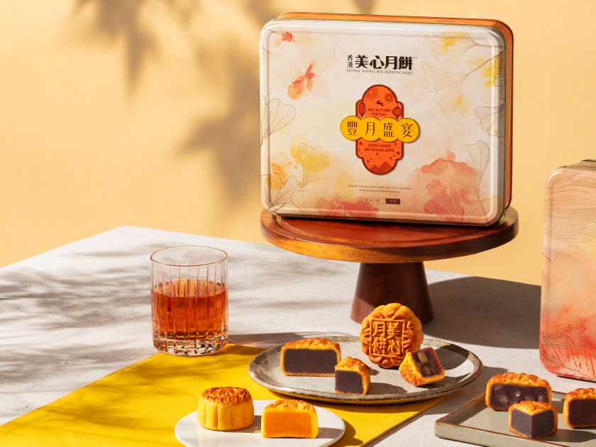 HONG KONG MEI XIN LUNAR RADIANCE ASSORTED MOONCAKE 6 PCS