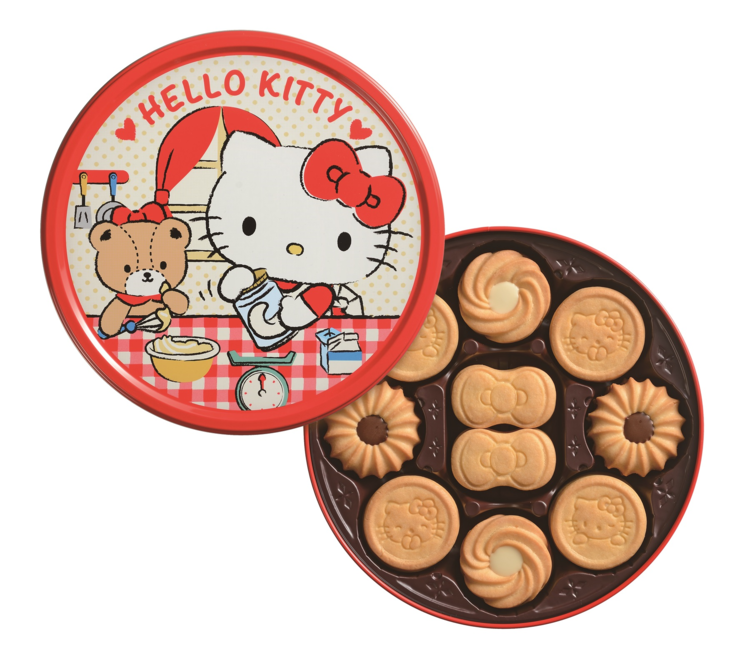 BOURBON BUTTER COOKIES CAN HELLO KITTY AND FRIENDS 54PCS - Premium Co  Groceries 