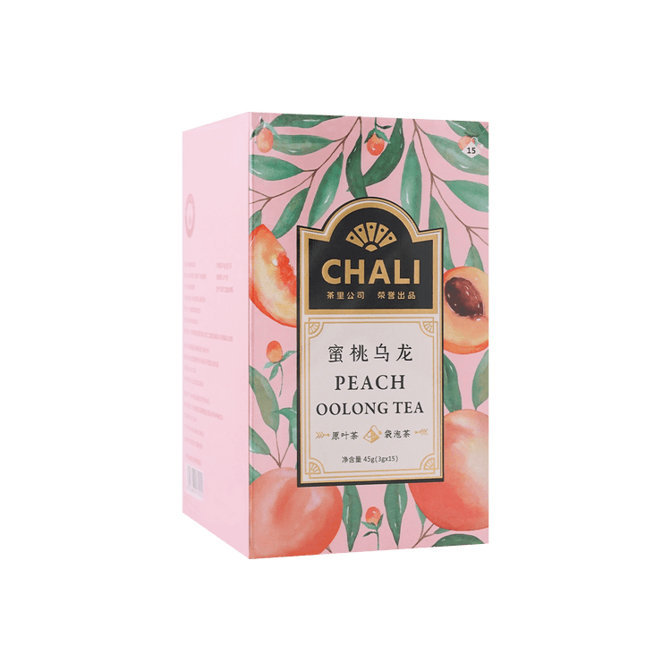 CHALI PEACH OOLONG TEA 15 BAGS - Premium Co  Groceries 