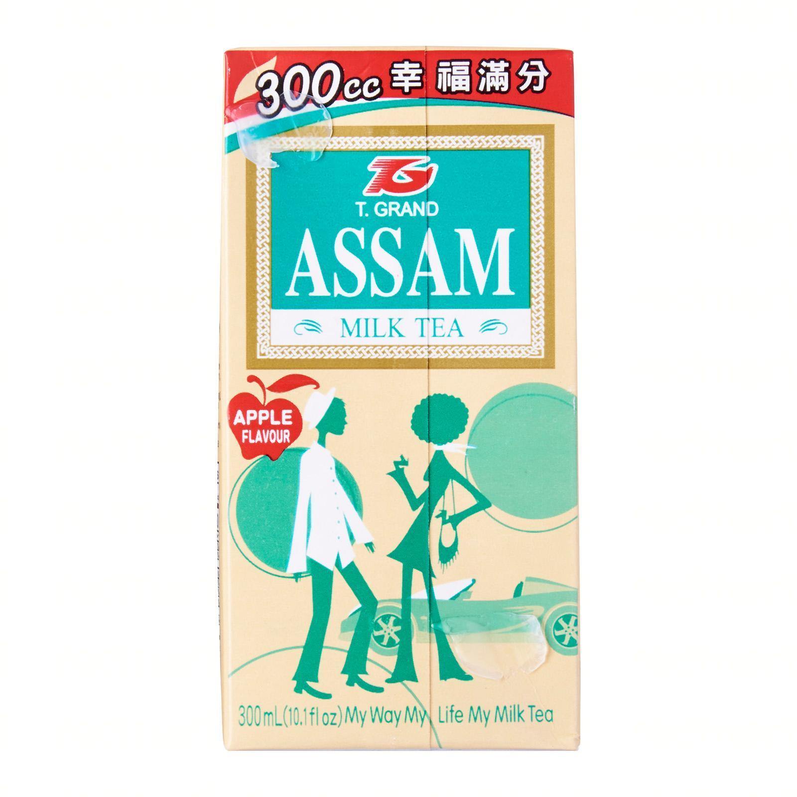 T-GRAND ASSAM GREEN APPLE FLAVOUR MILK TEA 300ML*6 - Premium Co.  Groceries 