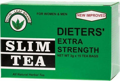 NUTRI-LEAF BRAND DIETERS SLIM TEA 15P* 3 G - Premium Co  Groceries 