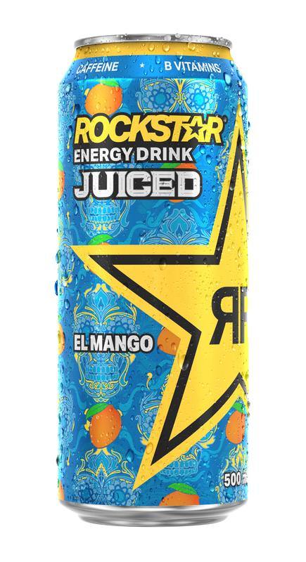 ROCKSTAR ENERGY DRINK JUICED EL MANGO FLAVOR 500 ML - Premium Co  Groceries 