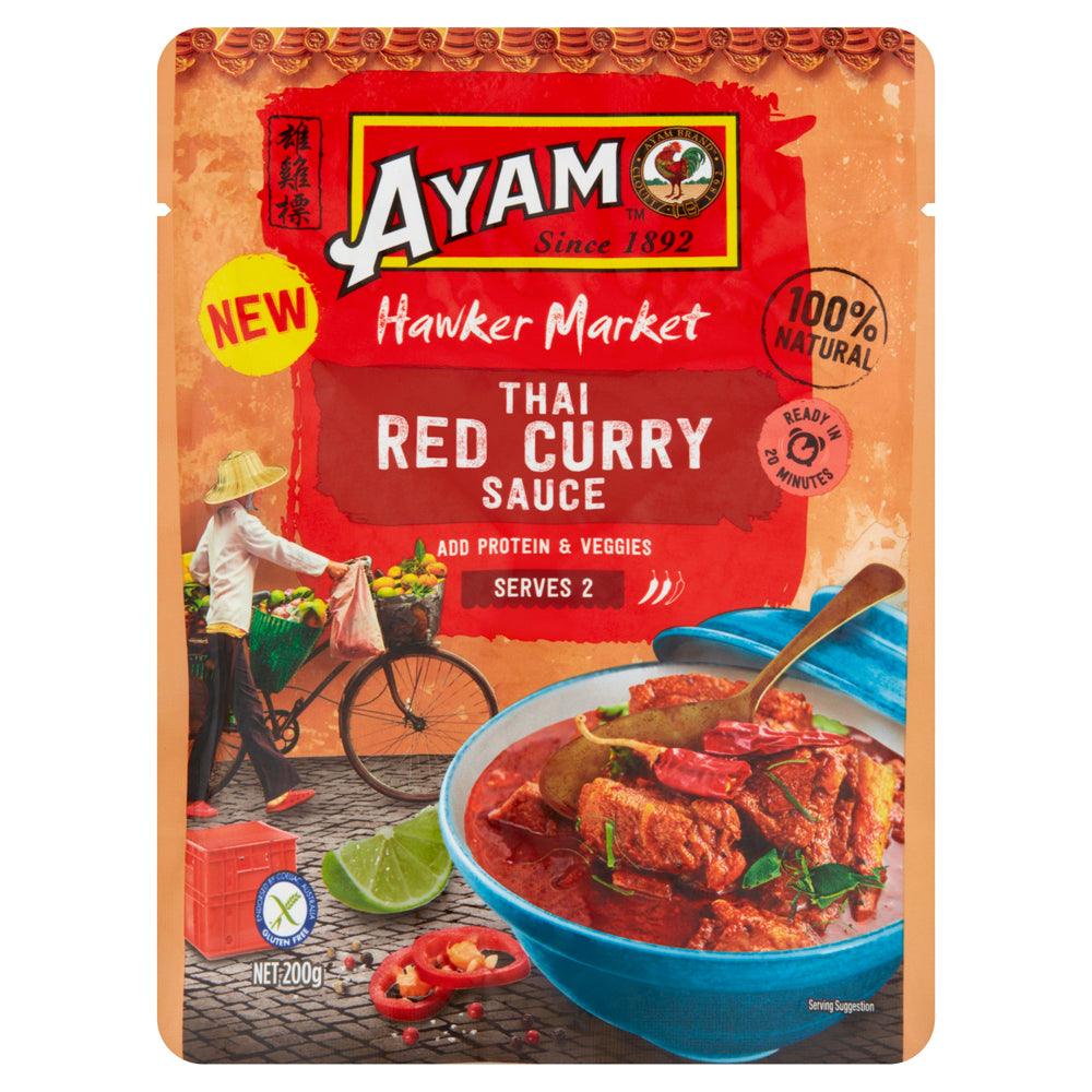 AYAM THAI RED CURRY SAUCE 200 G - Premium Co  Groceries 
