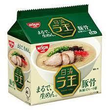 NISSIN RAOH TONKOTSU RAMEN 5 PACKS - Premium Co  Groceries 