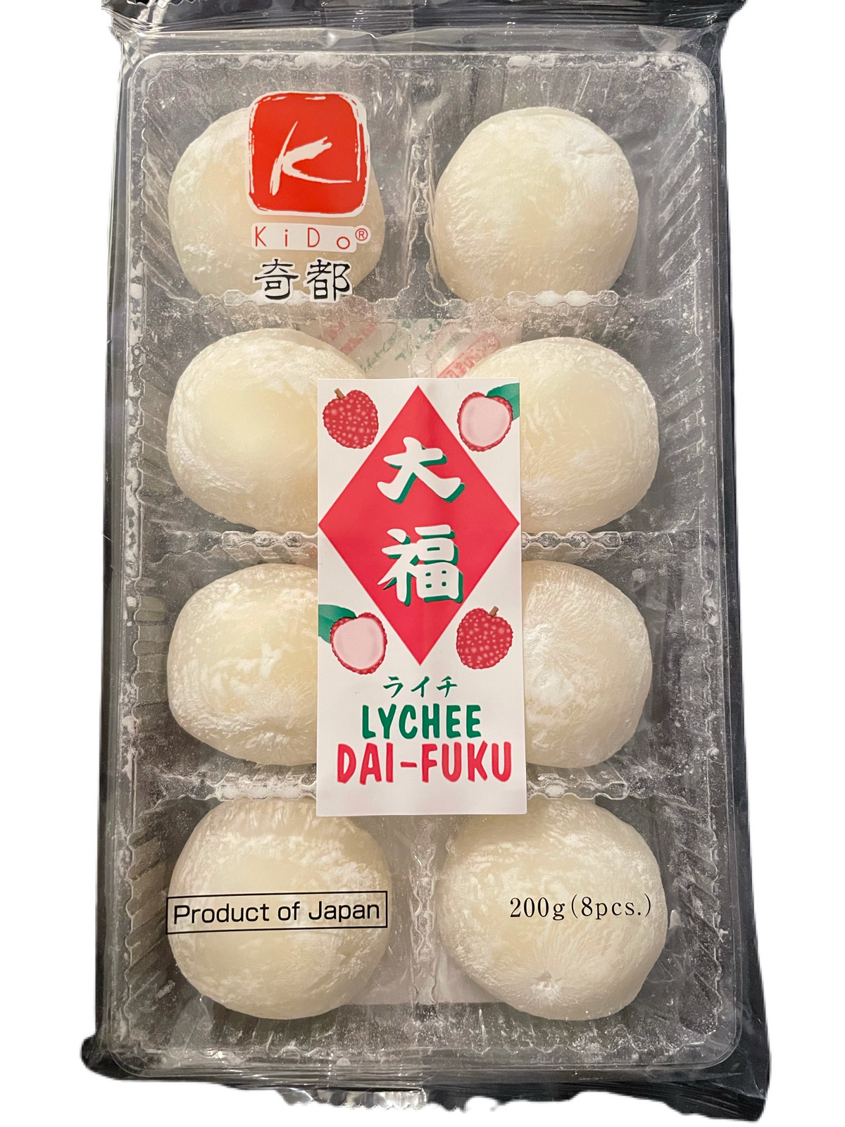 KIDO DAI-FUKU MOCHI LYCHEE FLAVOR 200 G — Premium Co Groceries