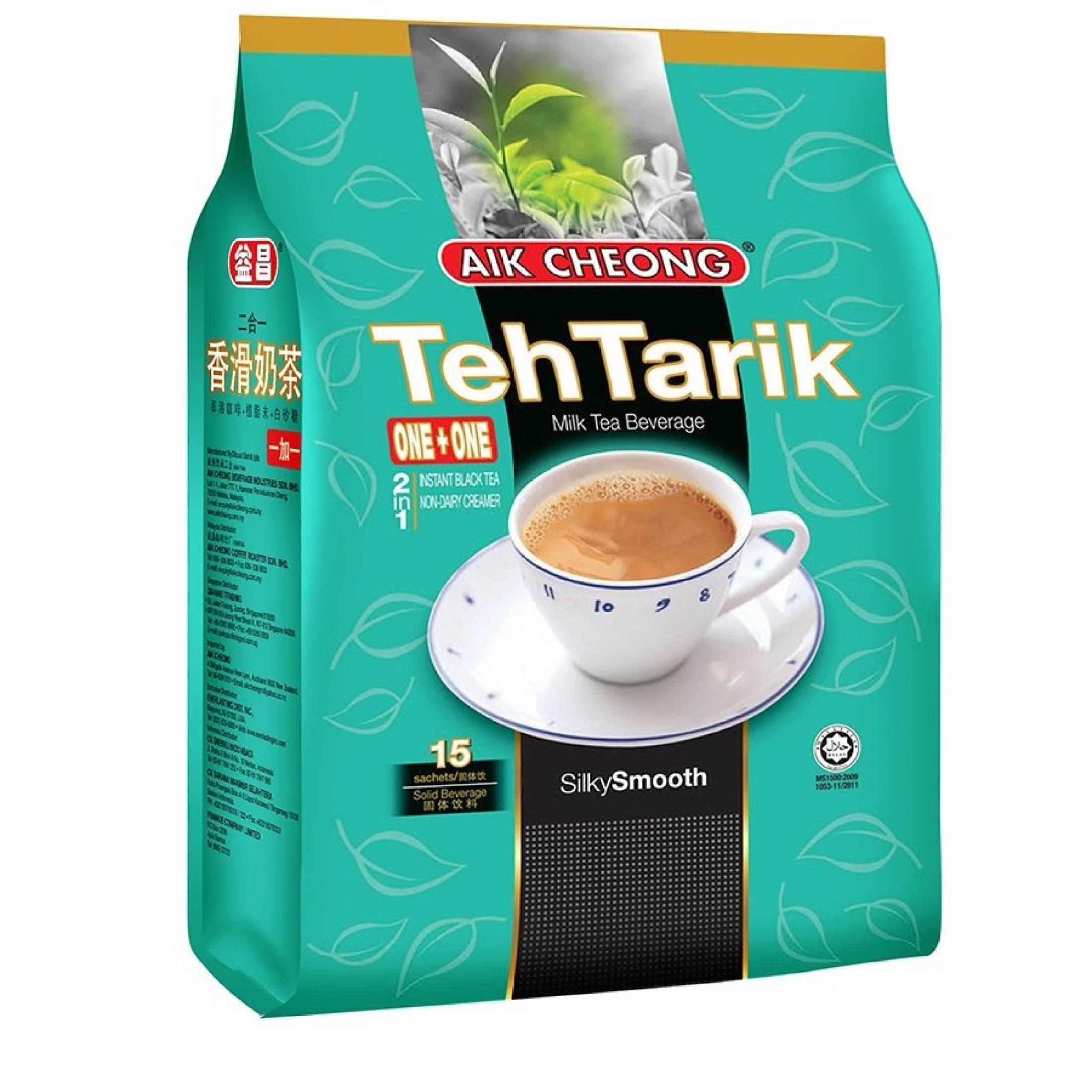 AIK CHEONG TEH TARIK MILK TEA INSTANT 2 IN 1 (NO SUGAR) 375 G - Premium Co  Groceries 