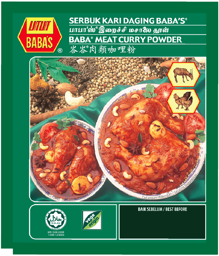 BABAS MEAT CURRY POWDER 250 G - Premium Co  Groceries 