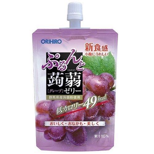 ORIHIRO KONJAC GRAPE (PURPLE) JELLY 130 ML - Premium Co  Groceries 