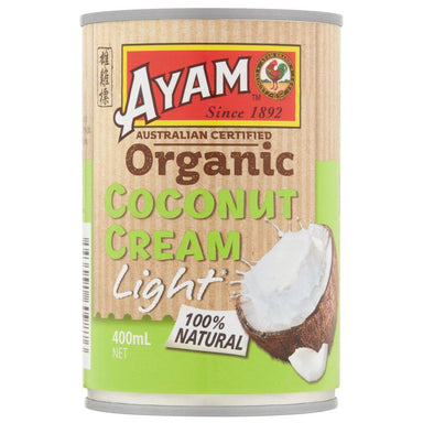 AYAM ORGANIC LIGHT COCONUT CREAM 400 ML - Premium Co  Groceries 