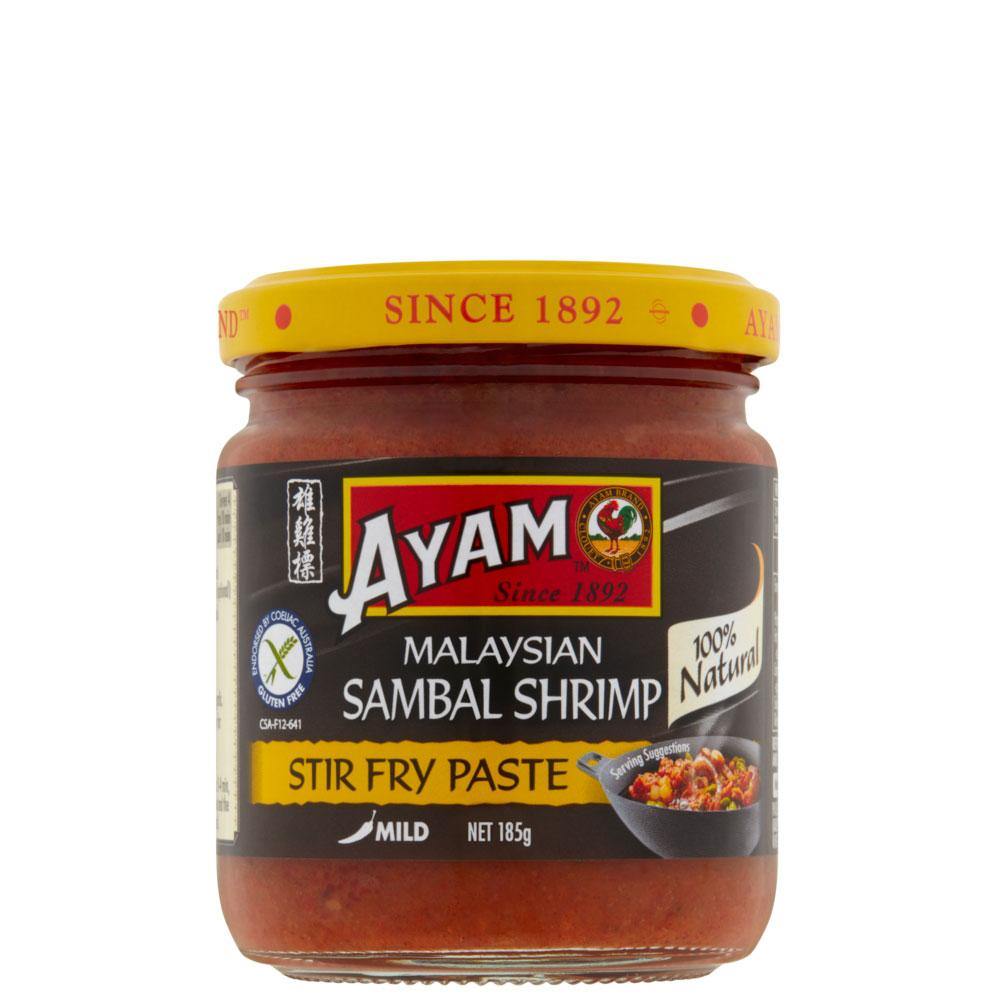 AYAM SAMBAL SHRIMP PASTE 185 G - Premium Co  Groceries 