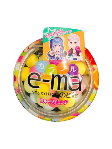 UHA E-MA THROAT CANDY - ASSORTED FRUITS FLAVOUR 33 G - Premium Co  Groceries 