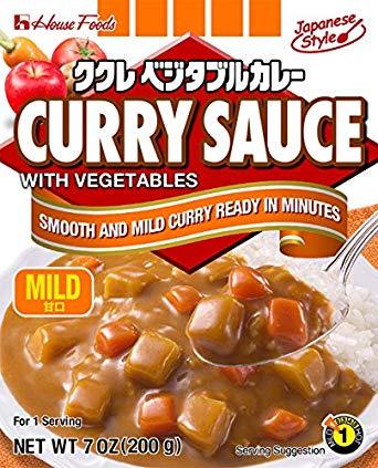 HOUSE FOODS CURRY SAUCE WITH VEGETABLE MILD 210 G - Premium Co  Groceries 