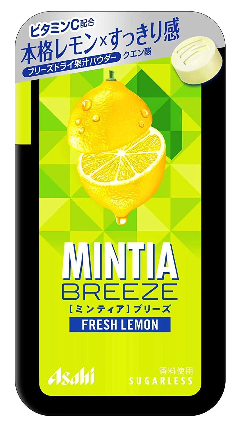 ASAHI MINTIA BREEZE FRESH LEMON BOX SALE 8* 30 G - Premium Co  Groceries 