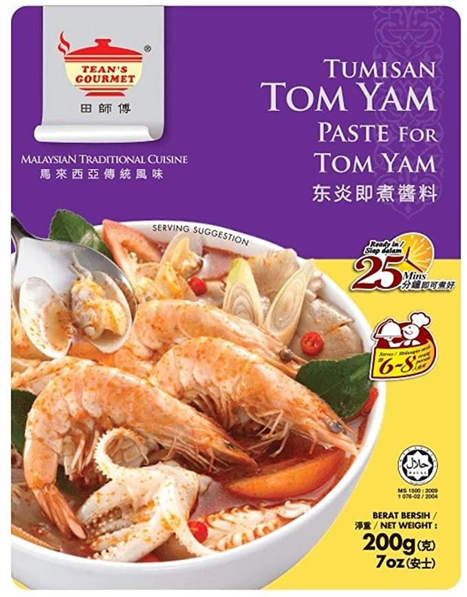 TEAN'S GOURMET TOM YAM PASTE 200 G - Premium Co  Groceries 