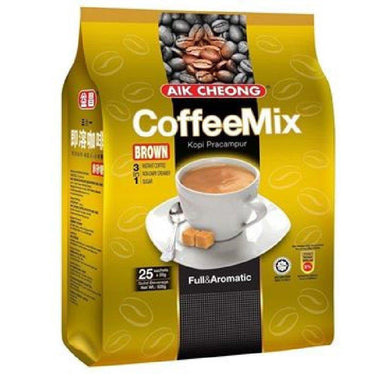 AIK CHEONG BROWN SUGAR COFFEE INSTANT 3 IN 1 500 G - Premium Co  Groceries 