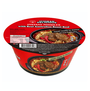 ICHIBAN DELICIOUS INSTANT NOODLE WITH REAL AUSTRALIAN BEEF 200 G - Premium Co  Groceries 
