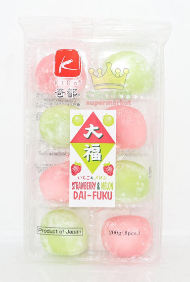 KIDO DAI-FUKU STRAWBERRY & MELON FLAVOR 8 PCS - Premium Co  Groceries 