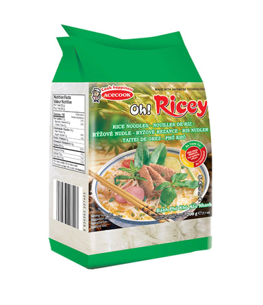 ACECOOK OH RICEY RICE NOODLES 500 G - Premium Co  Groceries 