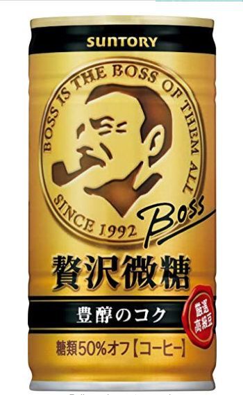 SUNTORY BOSS ZEITAKU BITOU SEMI SWEET COFFEE 185 ML - Premium Co  Groceries 