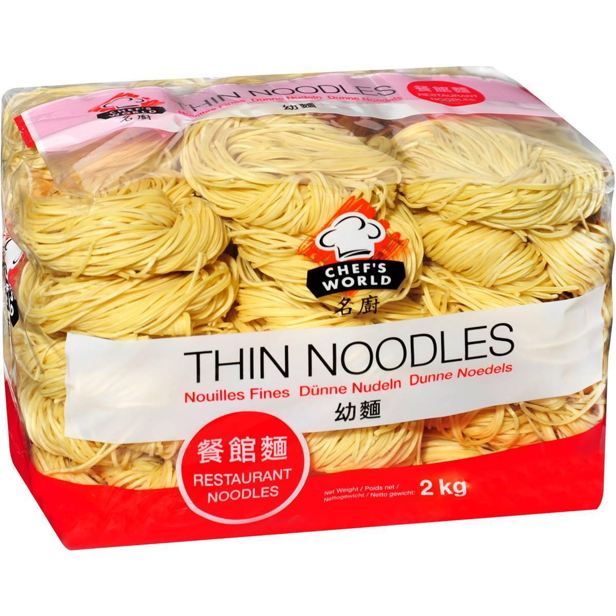 CHEF'S WORLD THIN NOODLE 2 KG - Premium Co  Groceries 