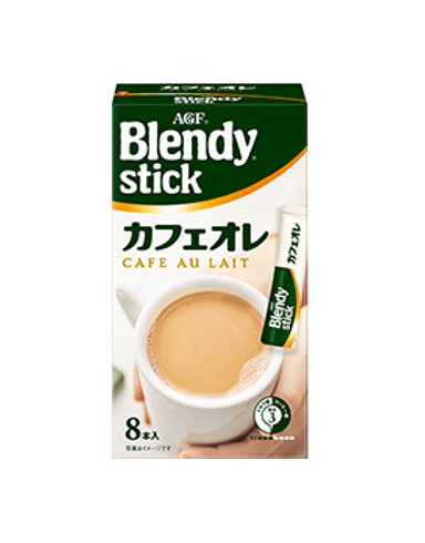 AGF BLENDY STICK COFFEE LATTE 8 PCS - Premium Co  Groceries 