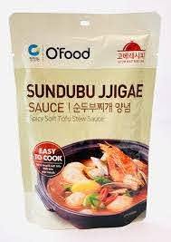 DAESANG CJ ONE O'FOOD SUNDUBU JJIGAE SPICY SOFT TOFU STEW 140 G - Premium Co.  Groceries 
