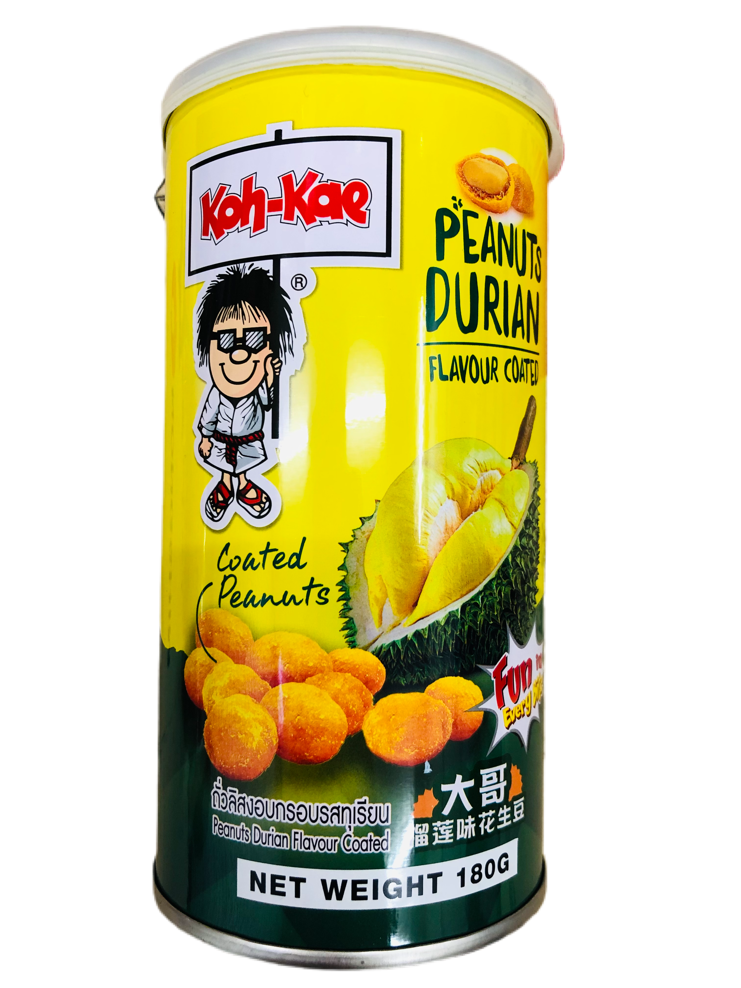 KOH-KAE COATED PEANUTS DURIAN FLAVOUR  180 G - Premium Co  Groceries 