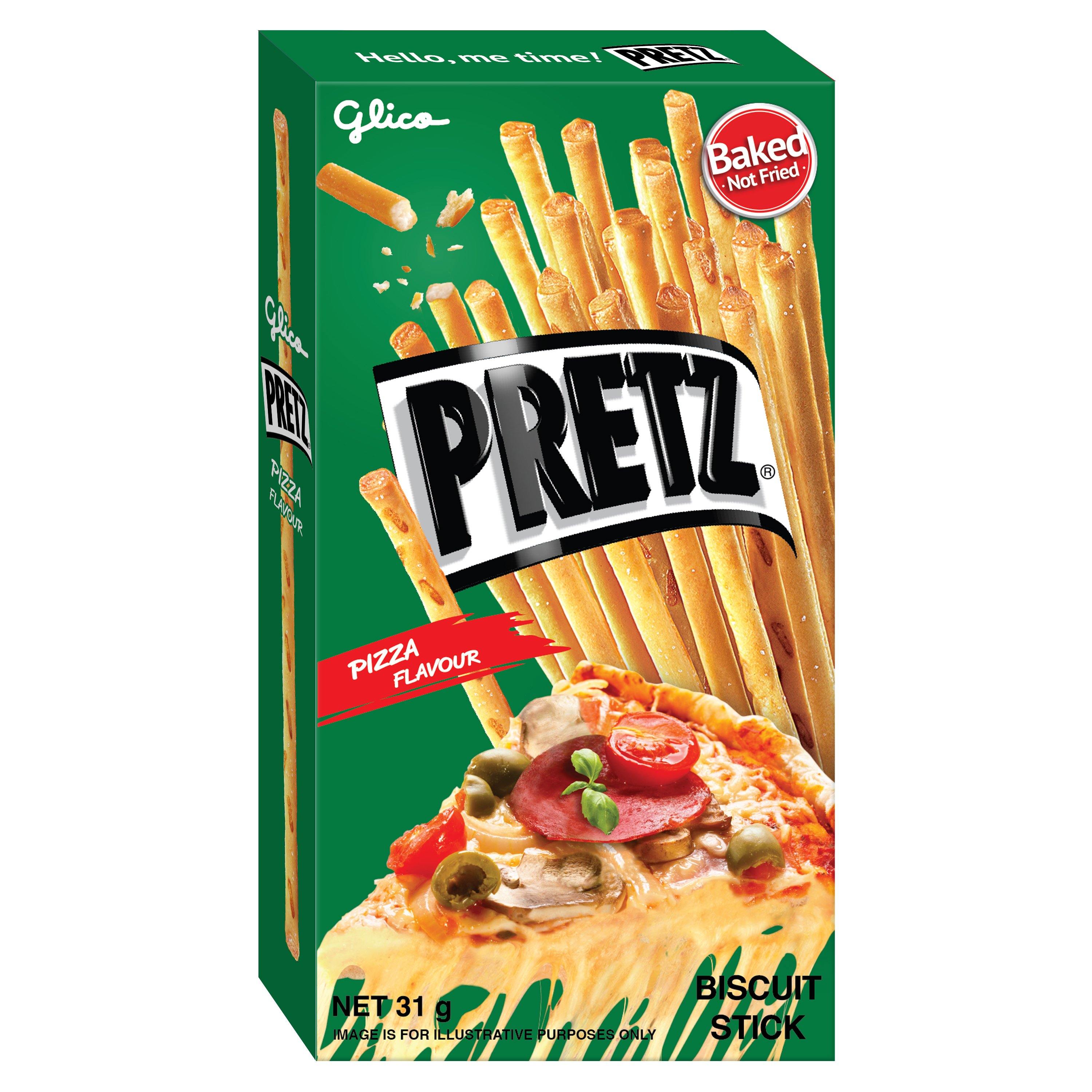 GLICO PRETZ PIZZA FLAVOUR 31 G - Premium Co.  Groceries 