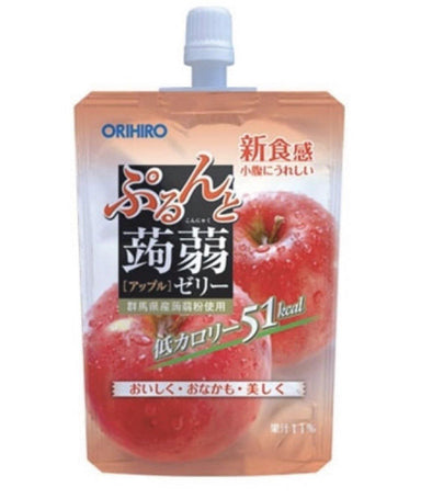 ORIHIRO KONJAC APPLE JELLY 130 ML - Premium Co.  Groceries 