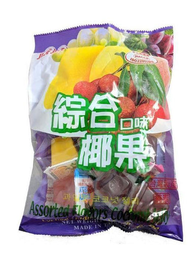 JIN JIN COCONUT JELLY-ASSORTED FLAVOURS 400G - Premium Co.  Groceries 