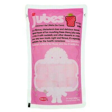 JUBES COCONUT GEL STRAWBERRY 360 G - Premium Co.  Groceries 