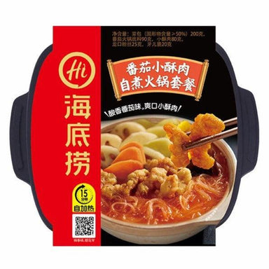 HAIDILAO SELF-HEATING HOT POT TOMATO PORK 415 G - Premium Co  Groceries 