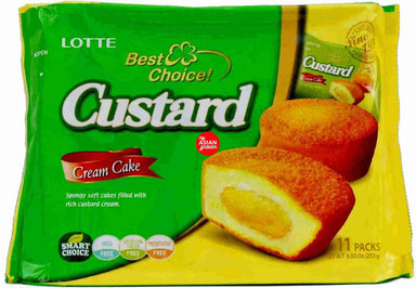 LOTTE CUSTARD CREAM CAKE 253 G - Premium Co.  Groceries 