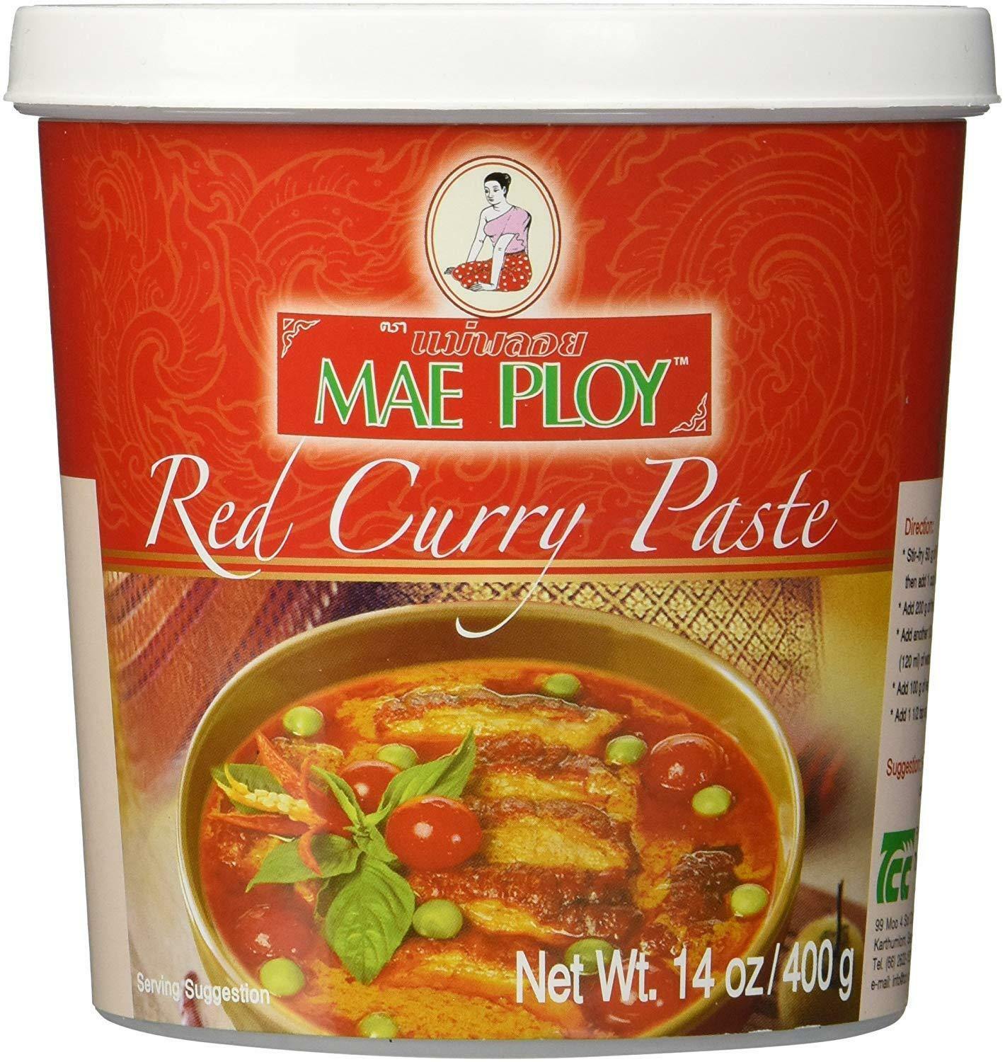 MAEPLOY RED CURRY PASTE 400 G - Premium Co.  Groceries 