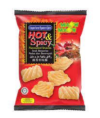 MIAOW MIAOW HOT AND SPICY FLAVOURED SNACKS 60 G - Premium Co.  Groceries 